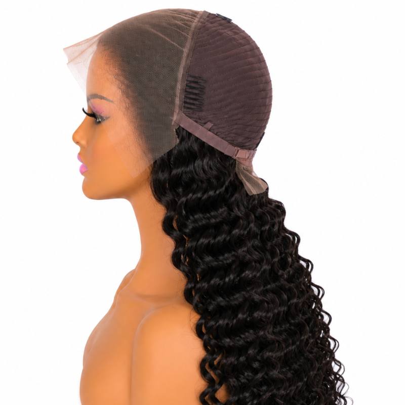 Deep Wave 13x6 HD Lace Front Invisible Hairline Wig