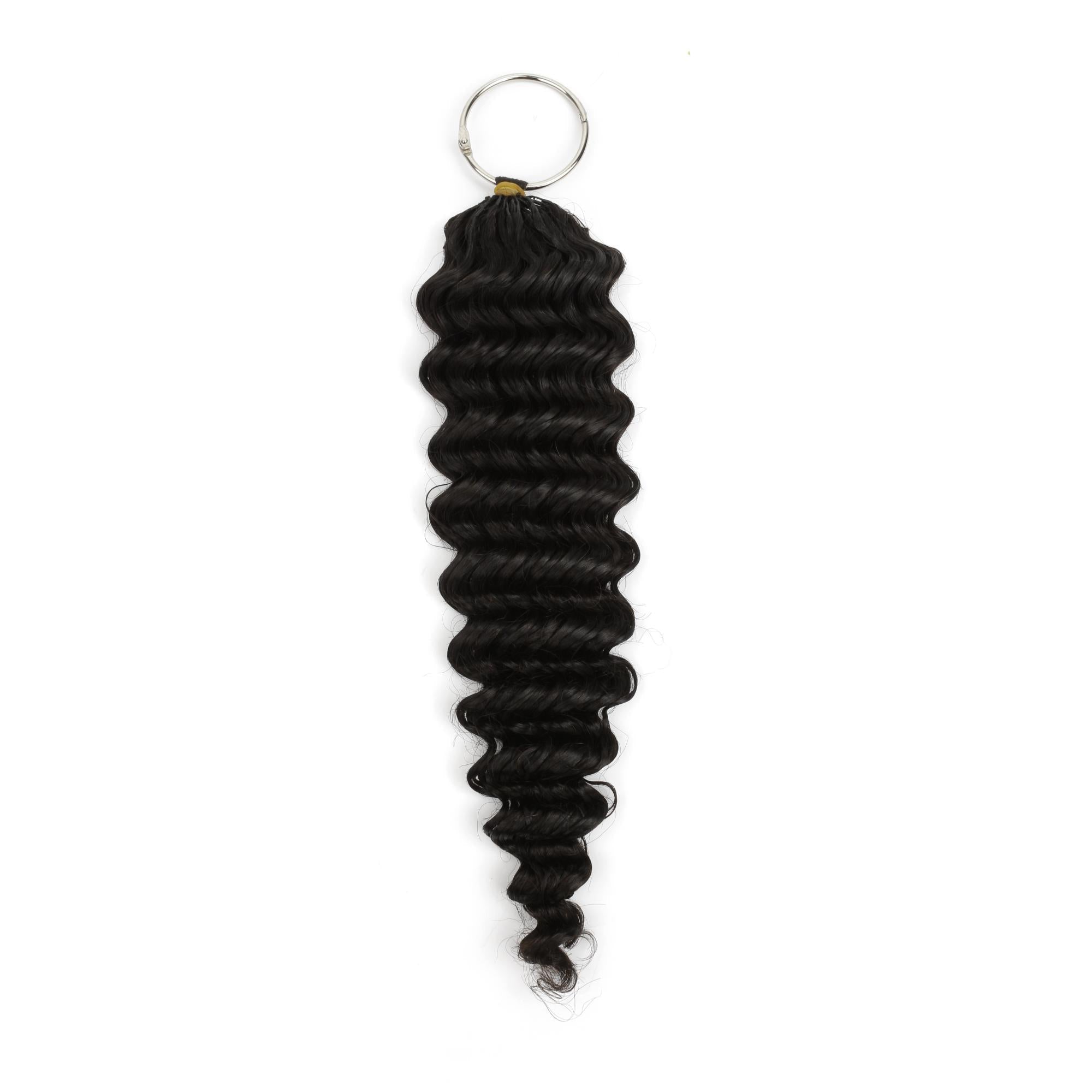 16" Deep Wave Feather Crochet