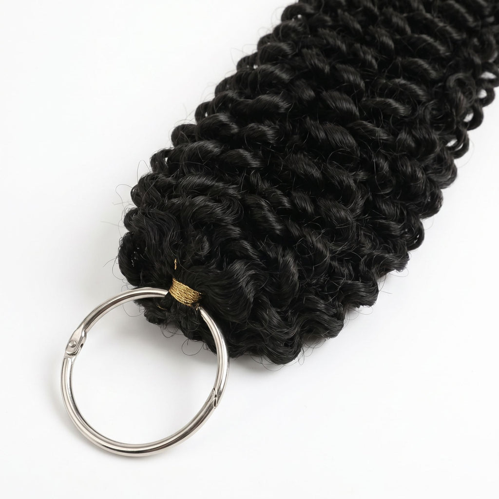 16" Kinky Curly Feather Crochet