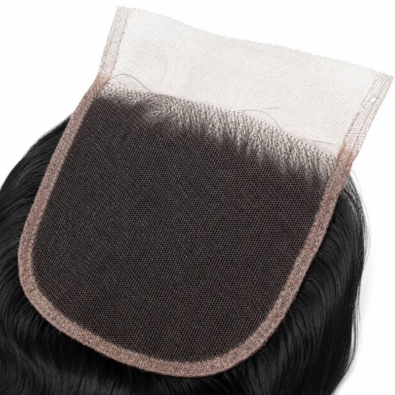 Jet Black Body Wave 4x4 HD Lace Closure