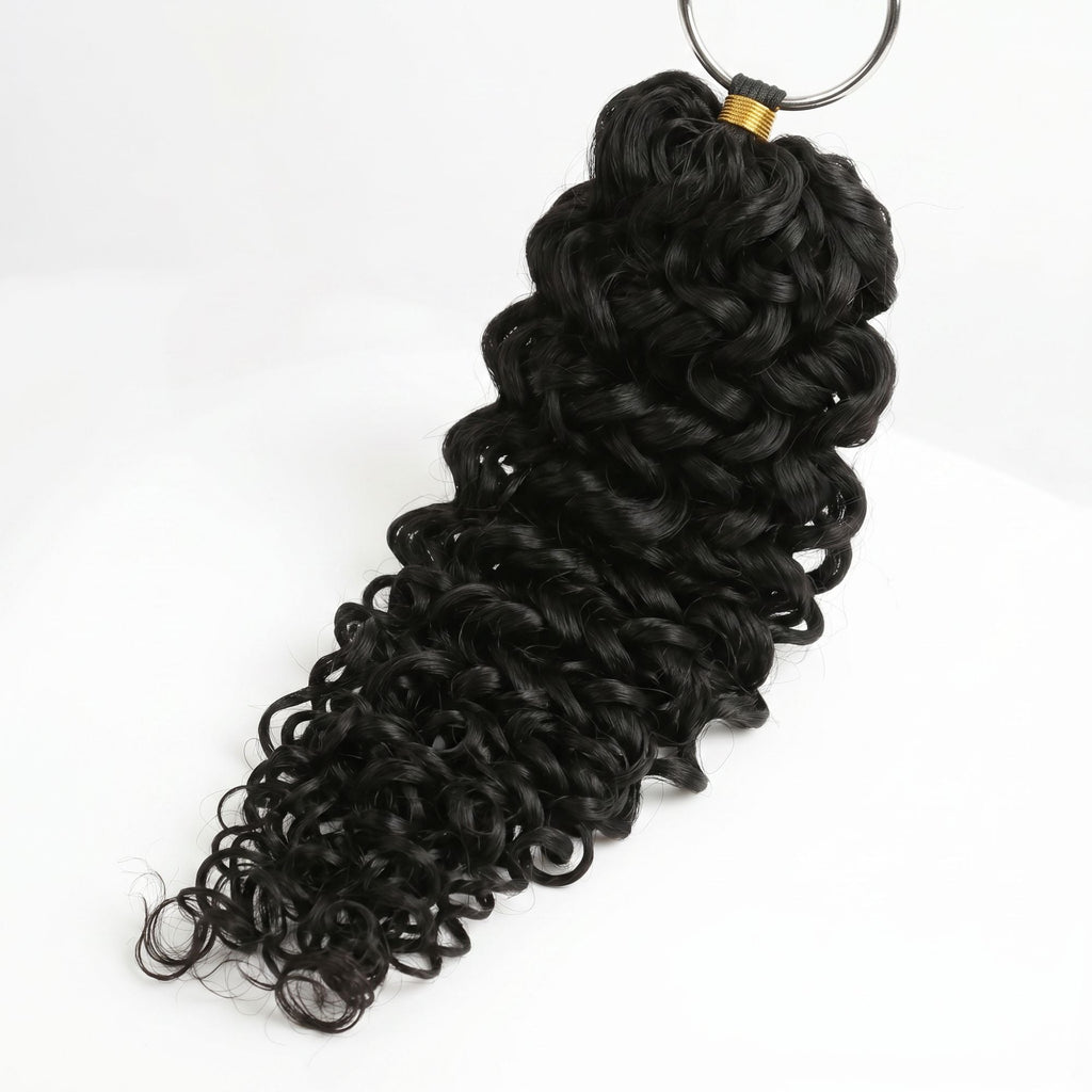 20" Ocean Wave Feather Crochet