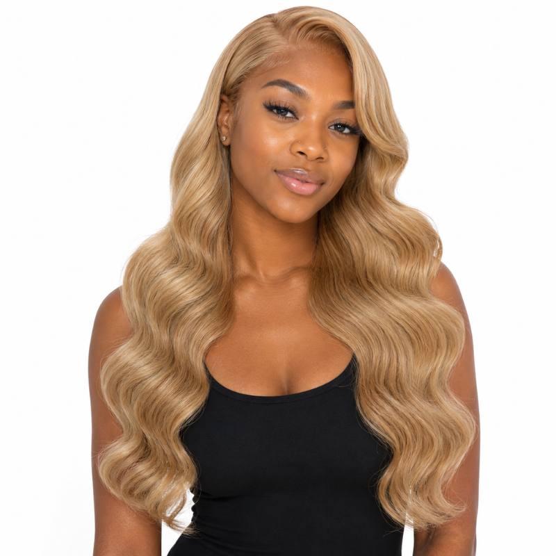 Honey Blonde Body Wave Human Hair Bundles