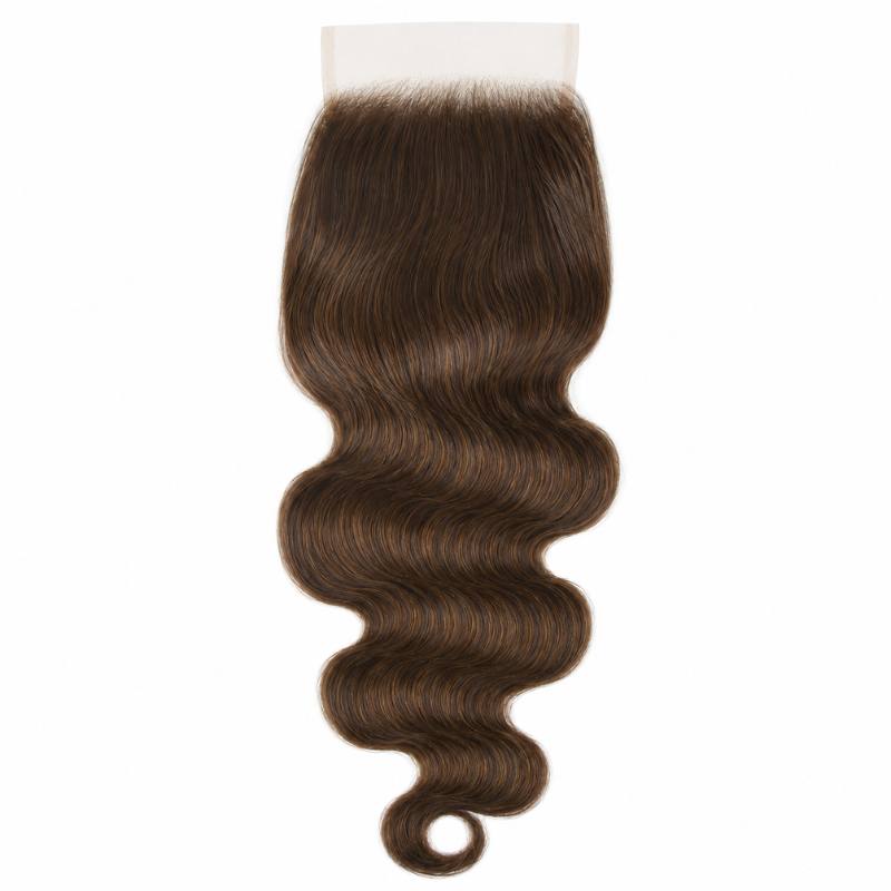 Medium Brown Body Wave 5x5 HD Lace Closure