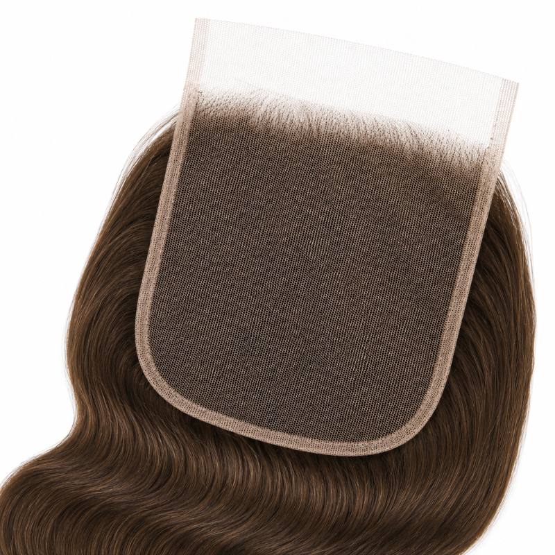 Medium Brown Body Wave 5x5 HD Lace Closure