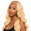Blonde Body Wave Transparent Full Lace Wig