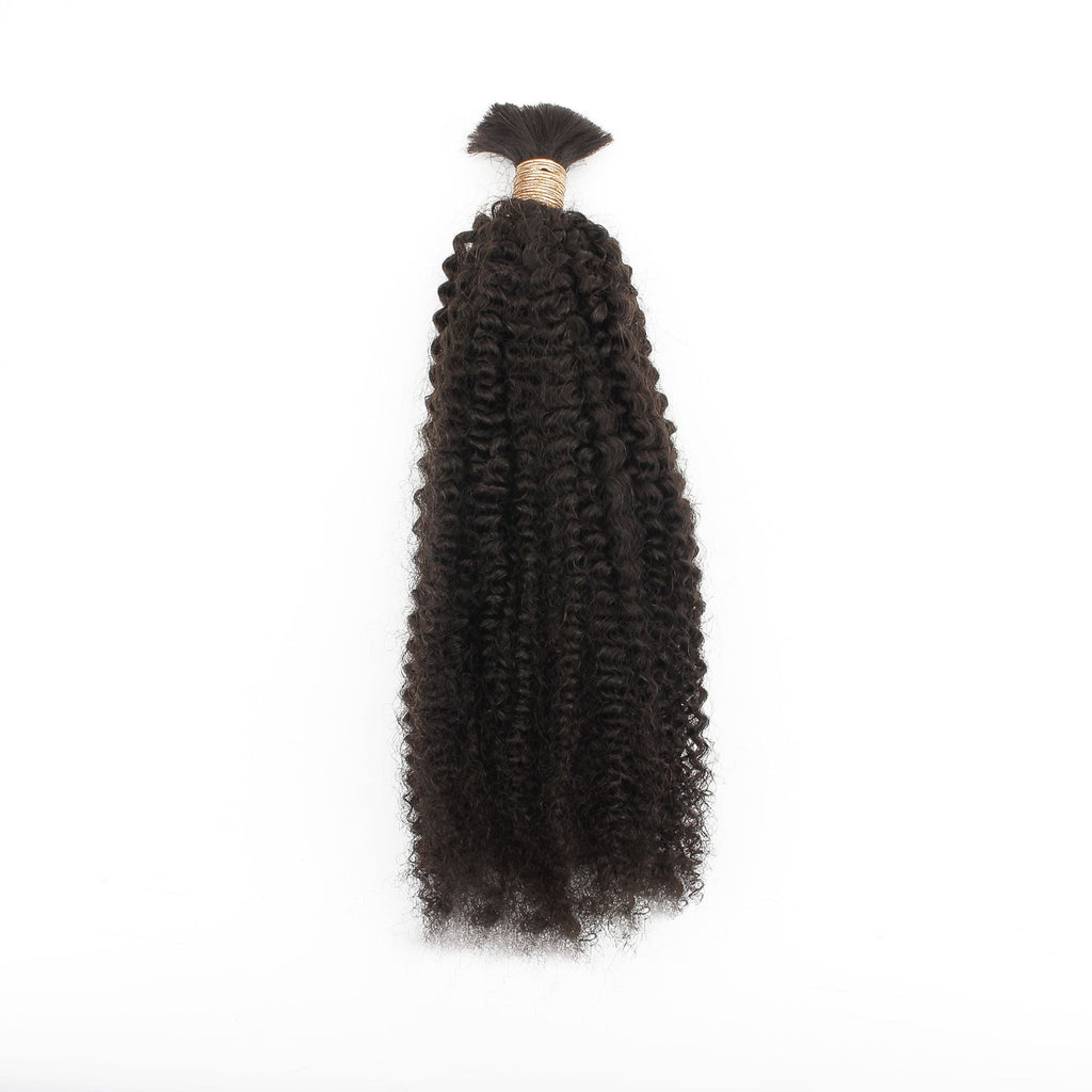 Afro Kinky Bulk Human Hair Extensions