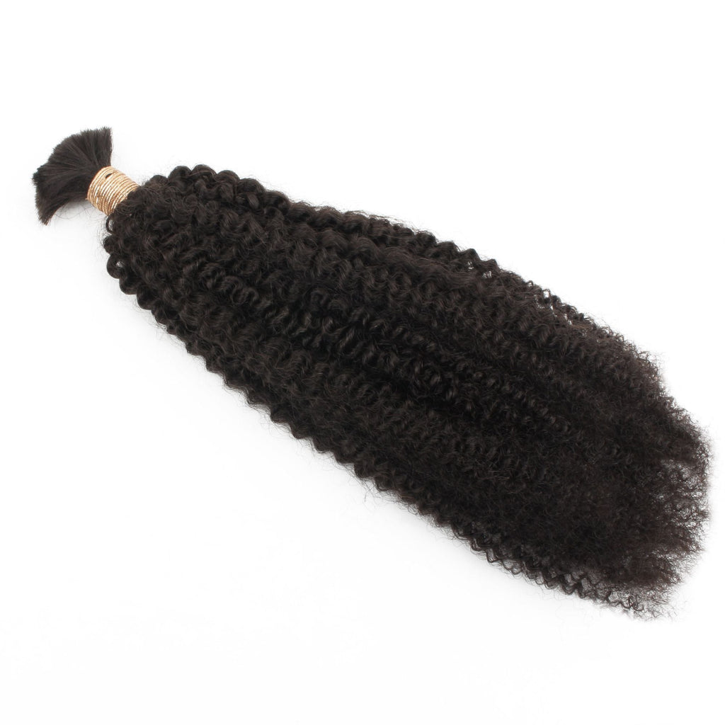 Afro Kinky Bulk Human Hair Extensions