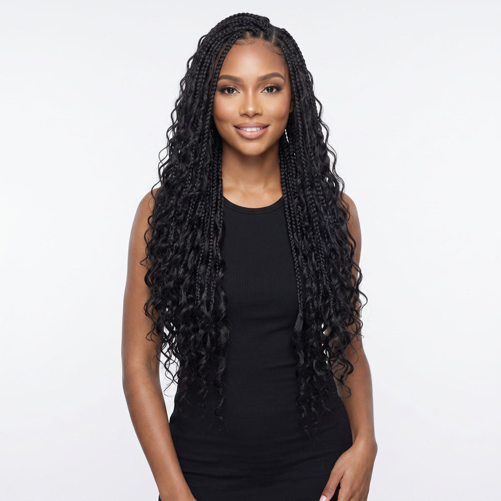 Beach Wave Bulk Human Hair Extensions