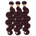 Burgundy Body Wave Human Hair Bundle Deal