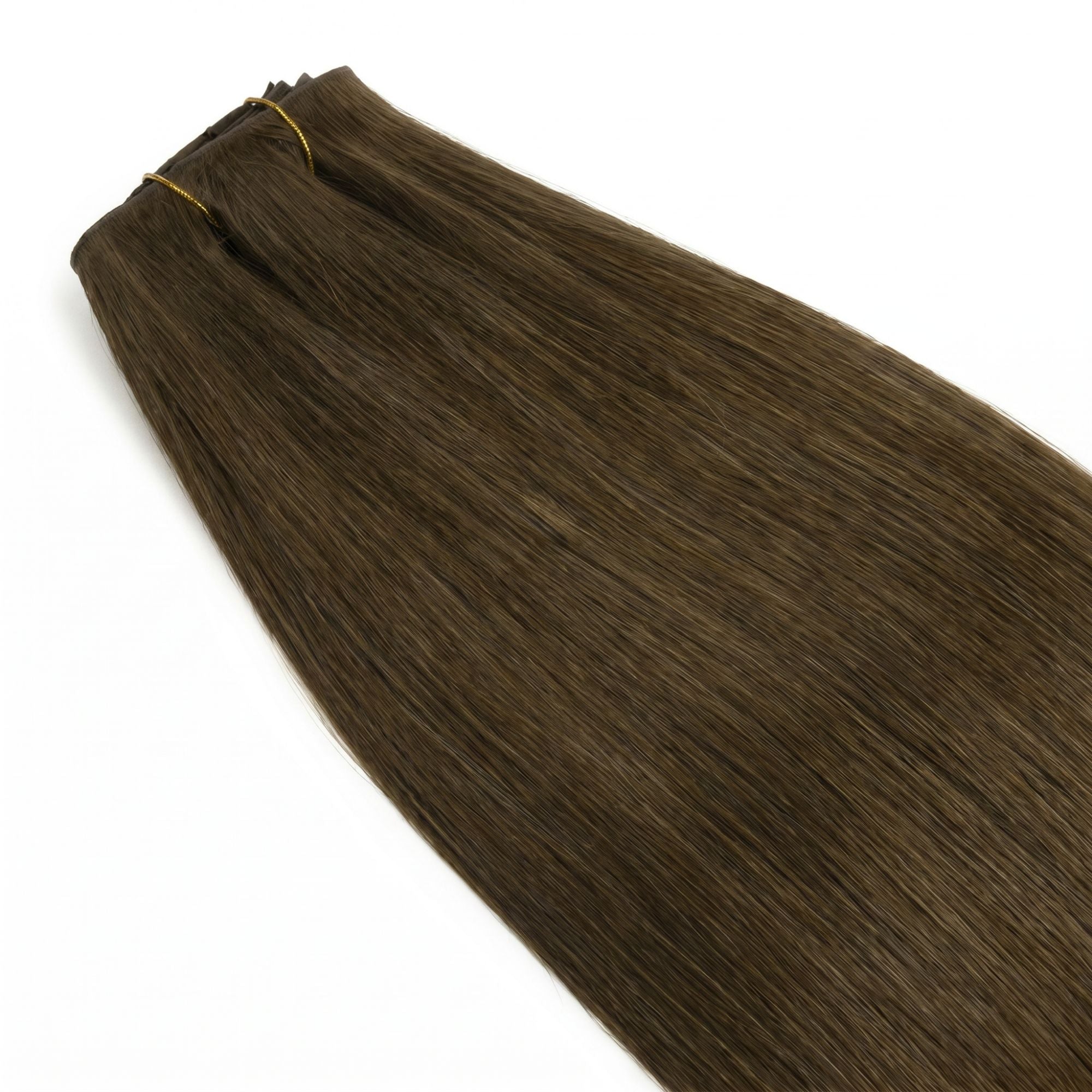 Chocolate Brown Invisible Clip-ins