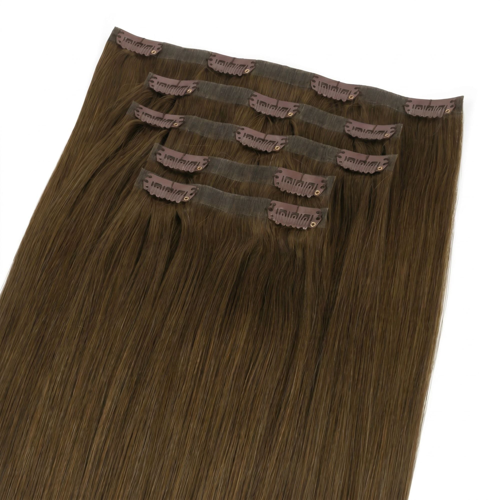 Chocolate Brown Invisible Clip-ins