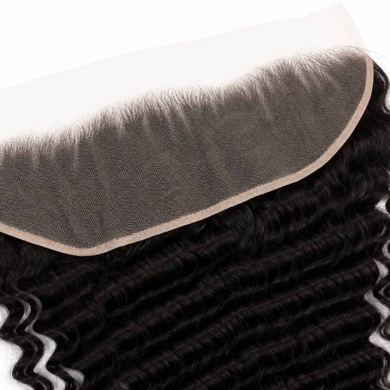 Deep Wave 13x4 Transparent Lace Frontal