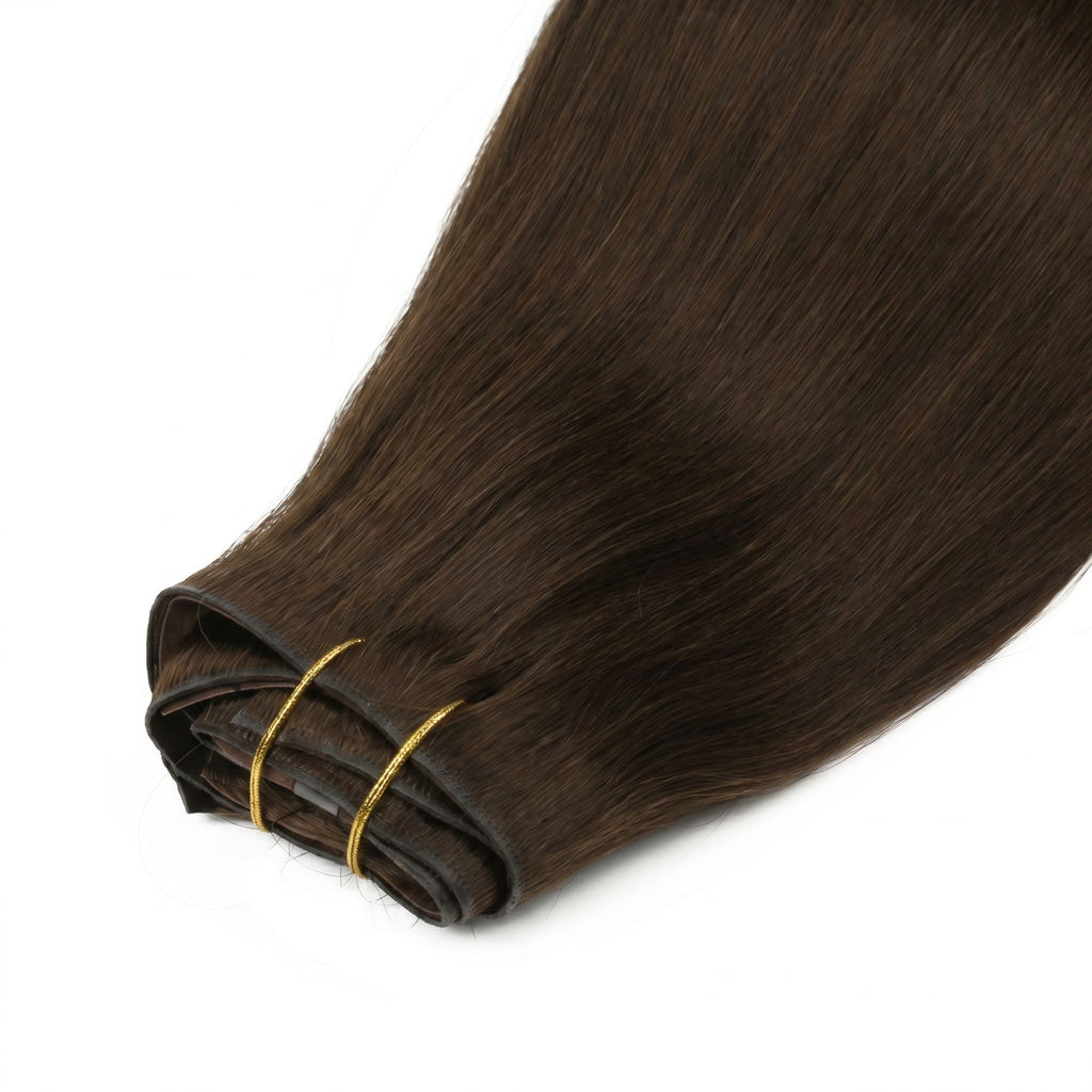 Dark Brown Invisible Clip-ins