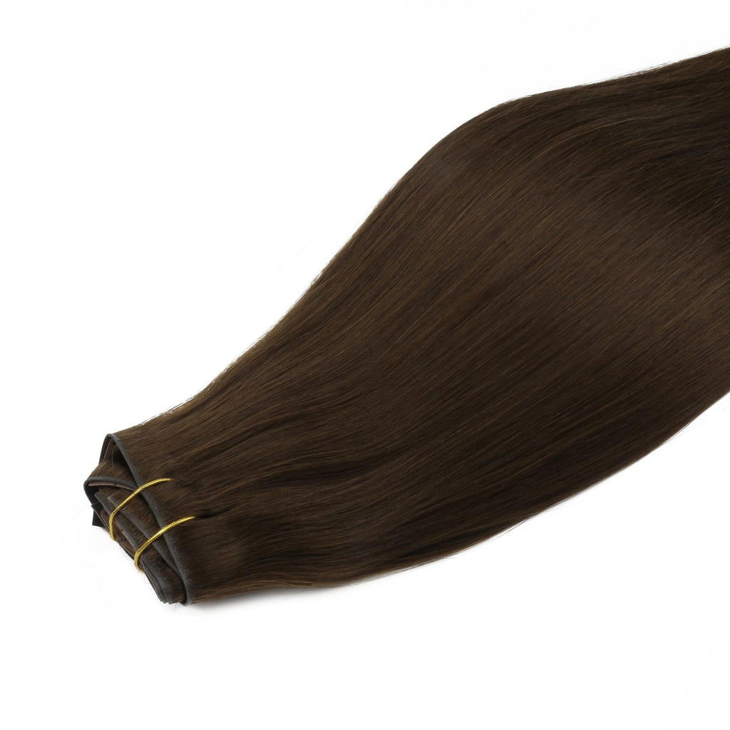 Dark Brown Invisible Clip-ins