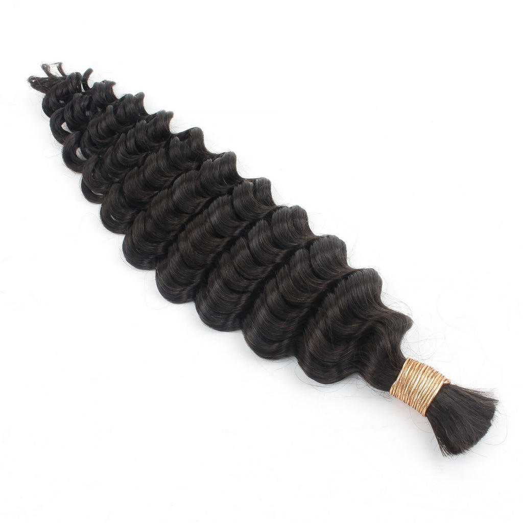 Deep Wave Bulk Human Hair Extensions