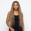 Honey Blonde Deep Wave Bulk Human Hair Extensions