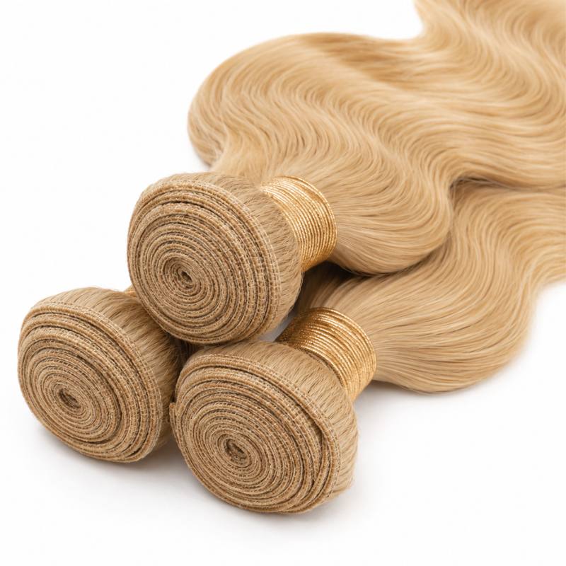 Honey Blonde Body Wave Human Hair Bundle Deal