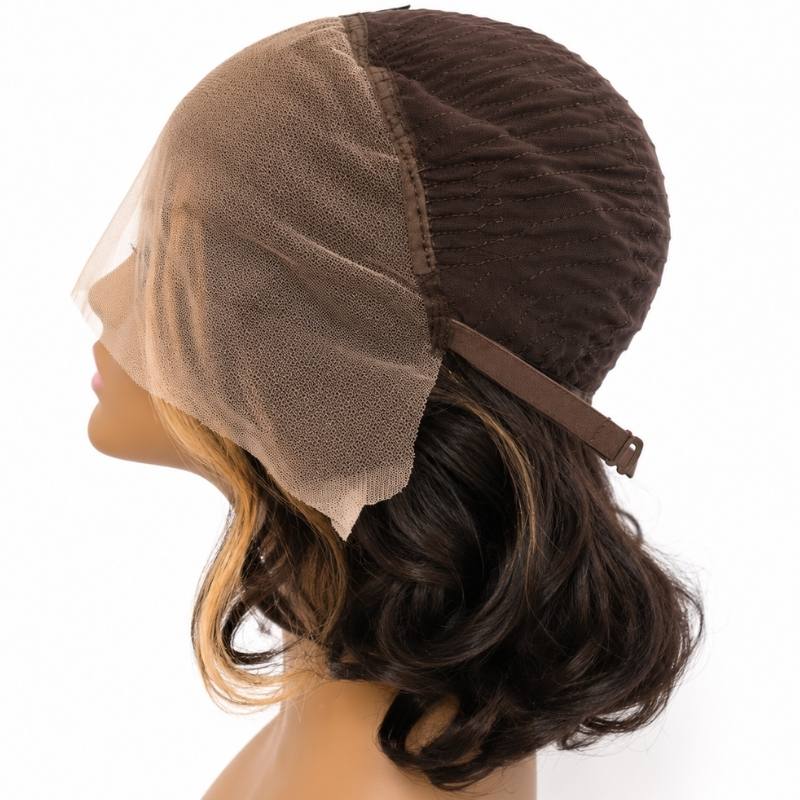Honeycomb 13x4 Transparent Lace Front Bob Wig