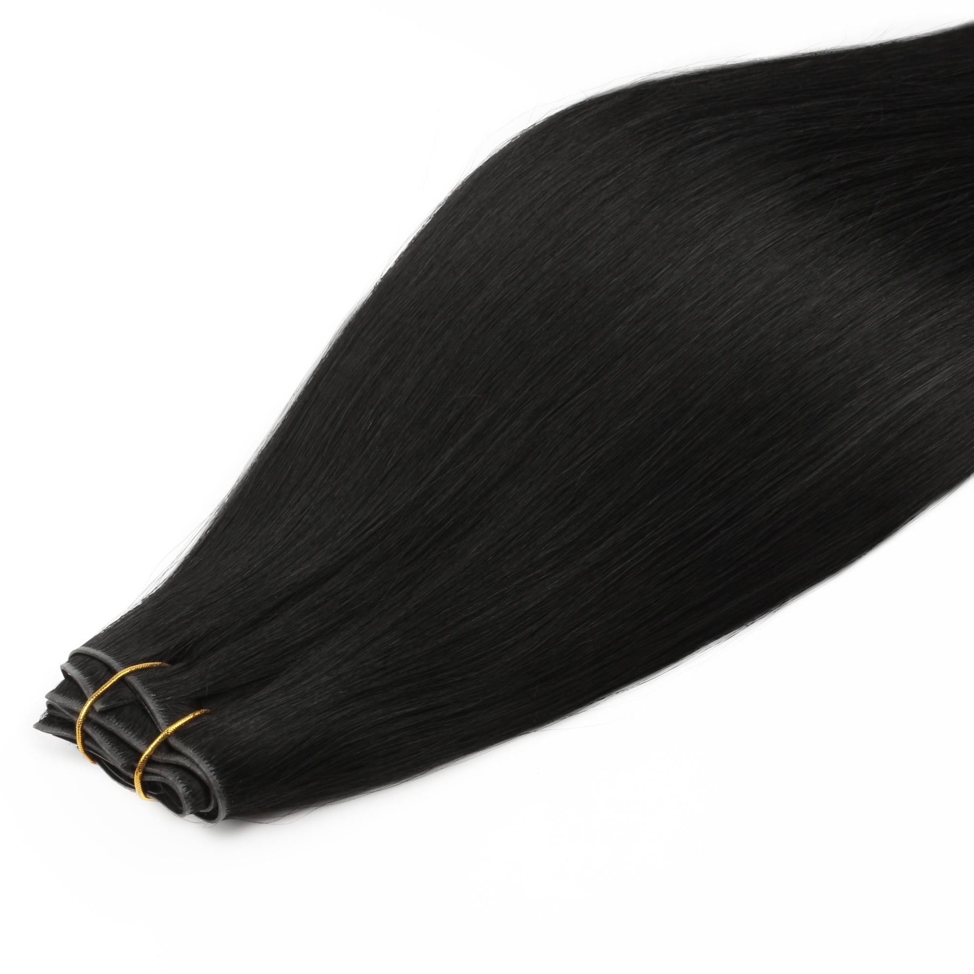Jet Black Invisible Clip-ins
