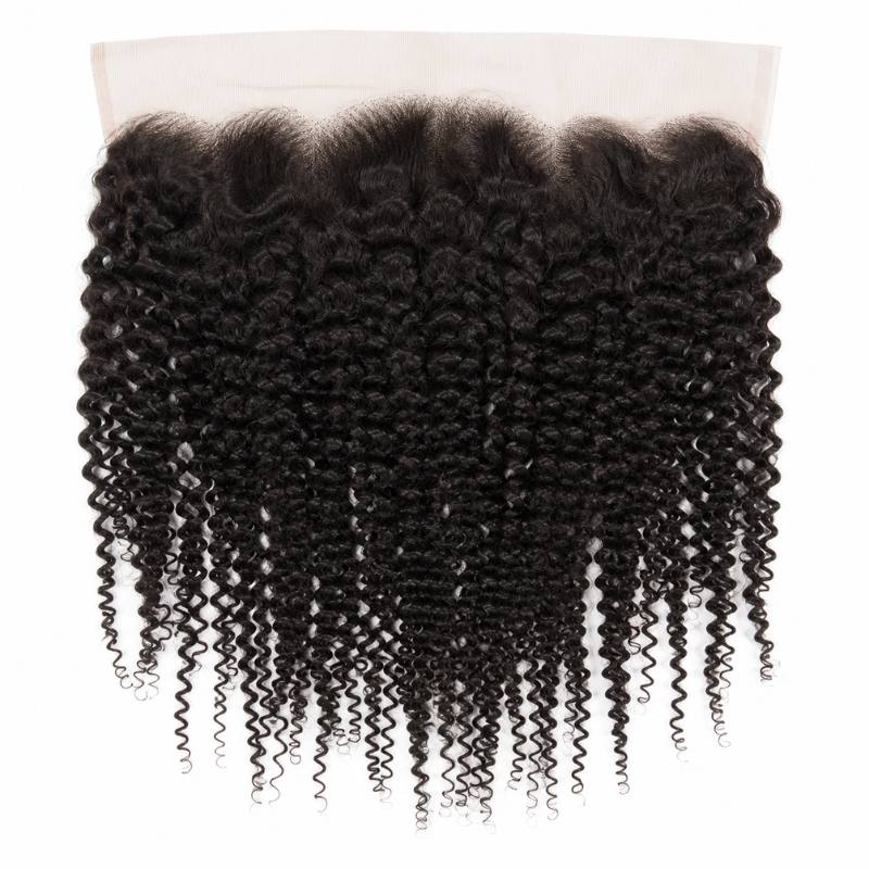 Kinky Curly 13x4 Transparent Lace Frontal