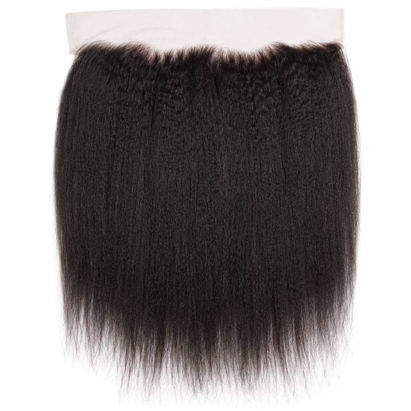 Kinky Straight 13x4 Transparent Lace Frontal