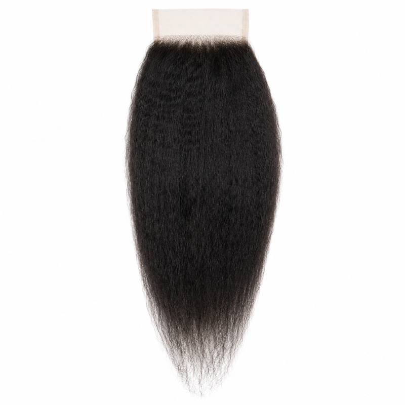 Kinky Straight 4x4 Transparent Lace Closure