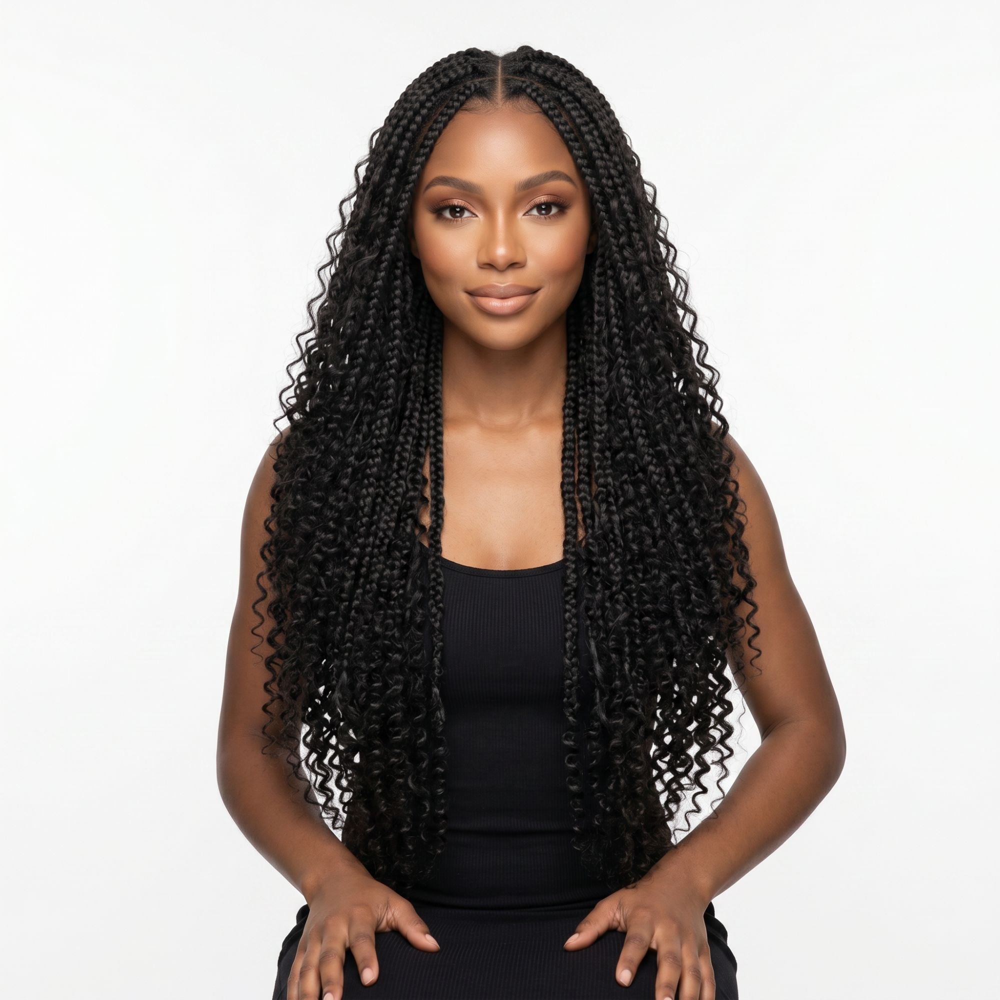 Kinky Curly Bulk Human Hair Extensions