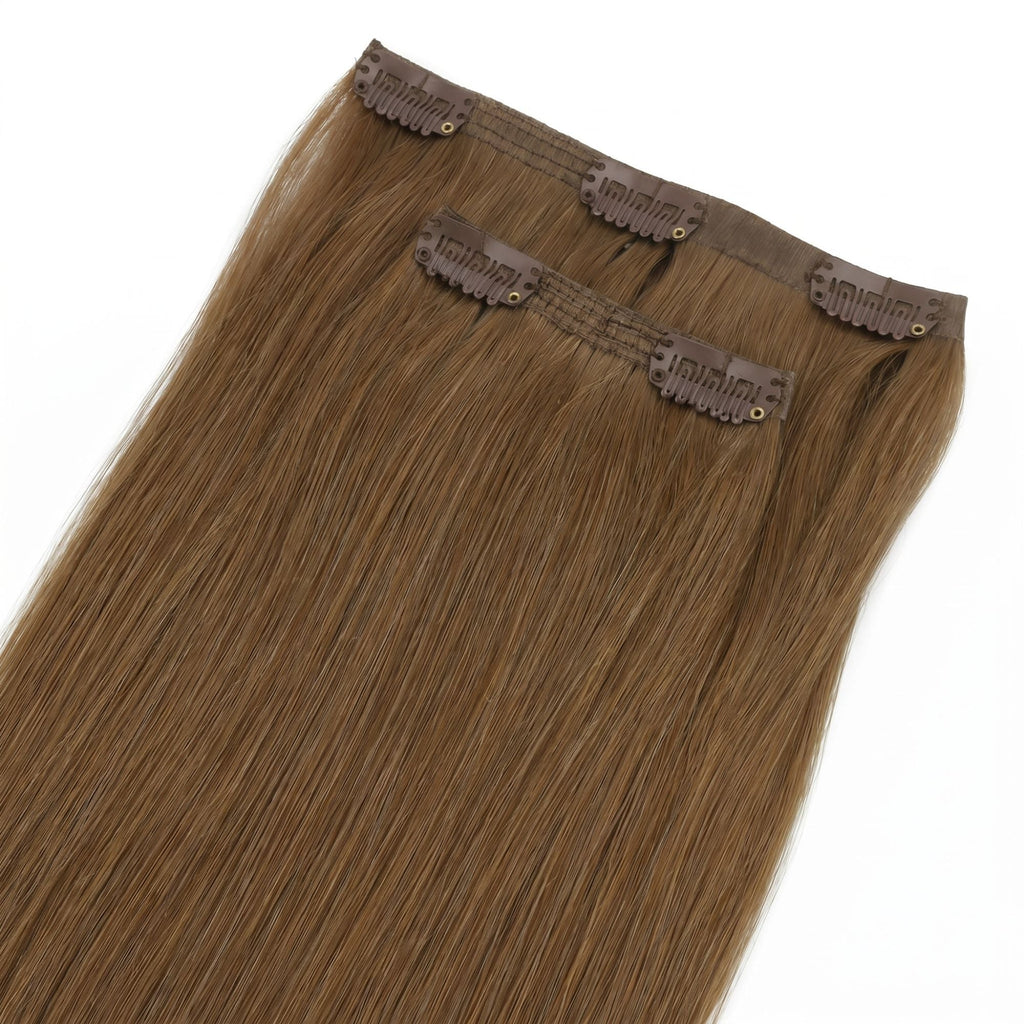 Medium Chestnut Brown Seamless Clip-ins