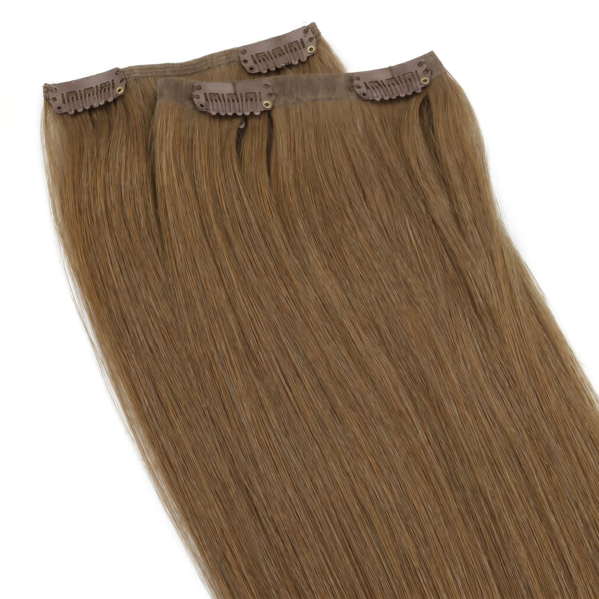 Medium Chestnut Brown Seamless Clip-ins
