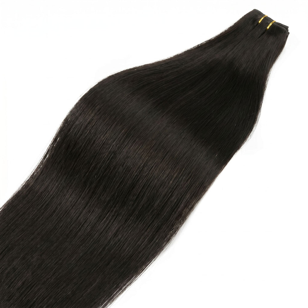 Off Black Invisible Clip-ins
