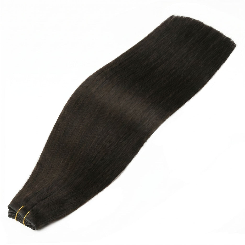 Off Black Invisible Clip-ins