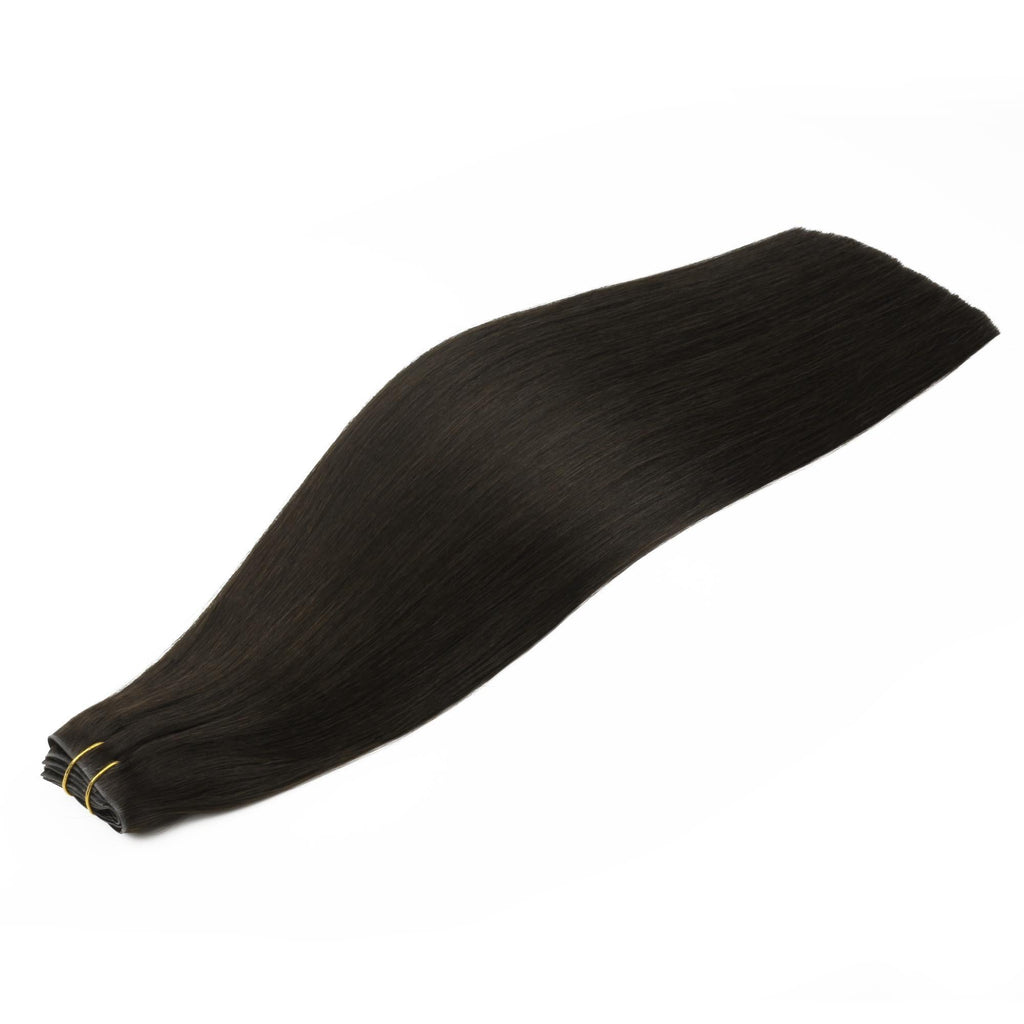 Off Black Invisible Clip-ins