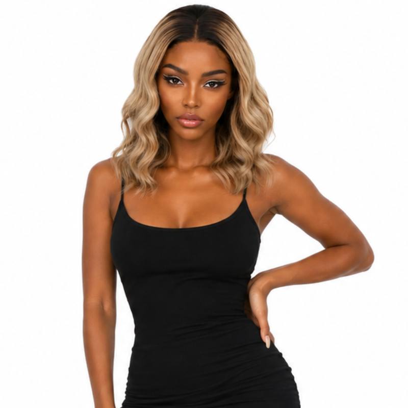 Raw Golden Wave Glueless 5x5 HD Closure Bob Wig