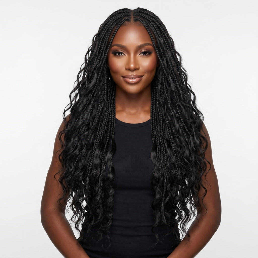 Raw Indian Wavy Bulk Human Hair Extensions
