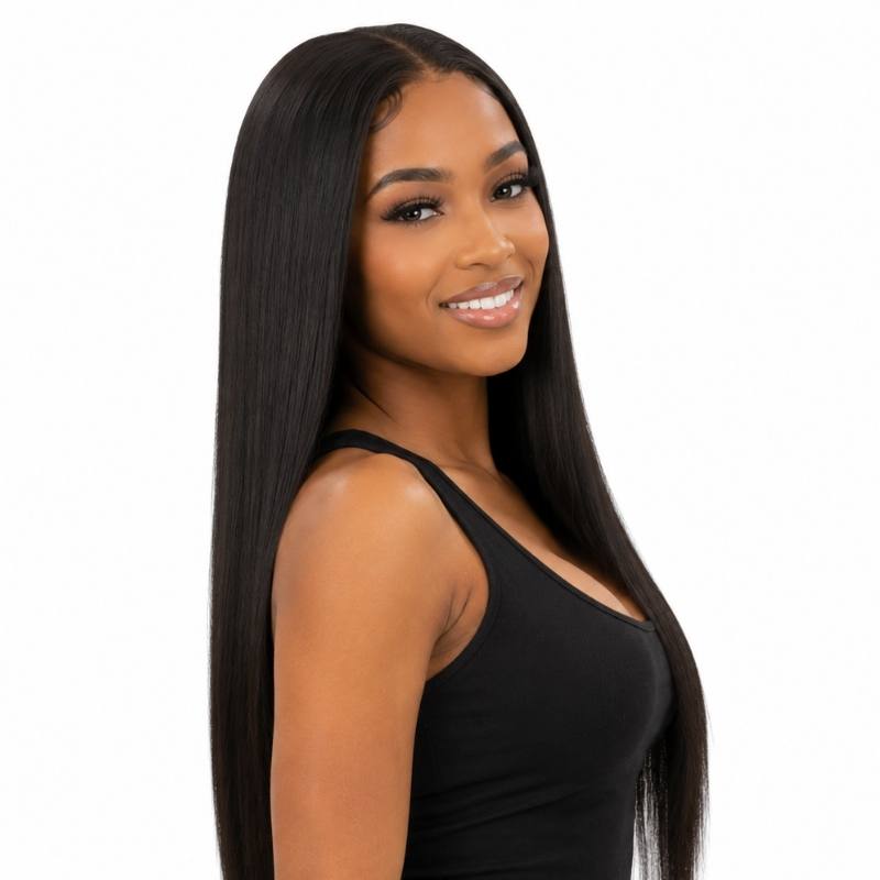 Glueless Straight 2x6 HD Lace Closure Wig