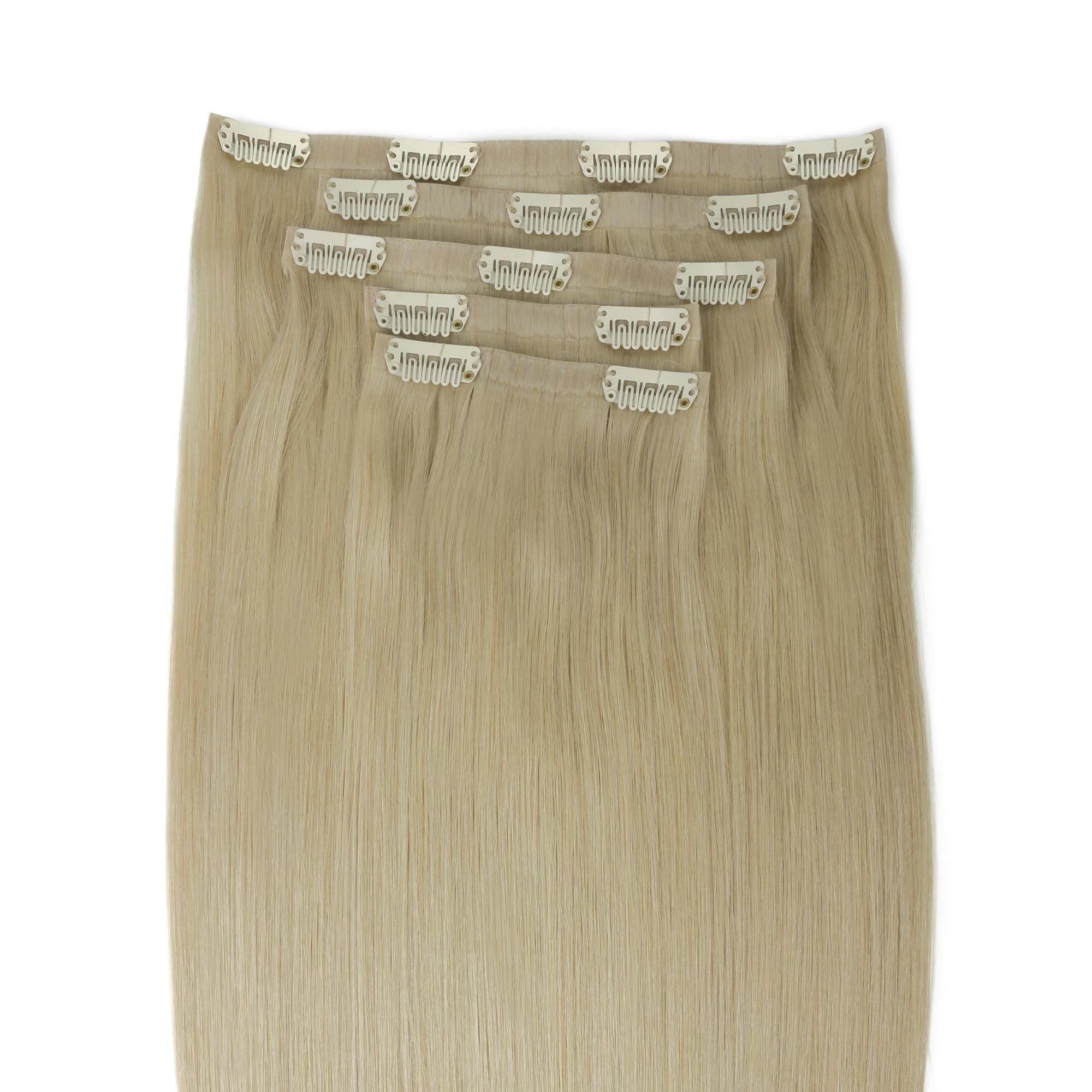 Warm Honey Blonde Invisible Clip-ins