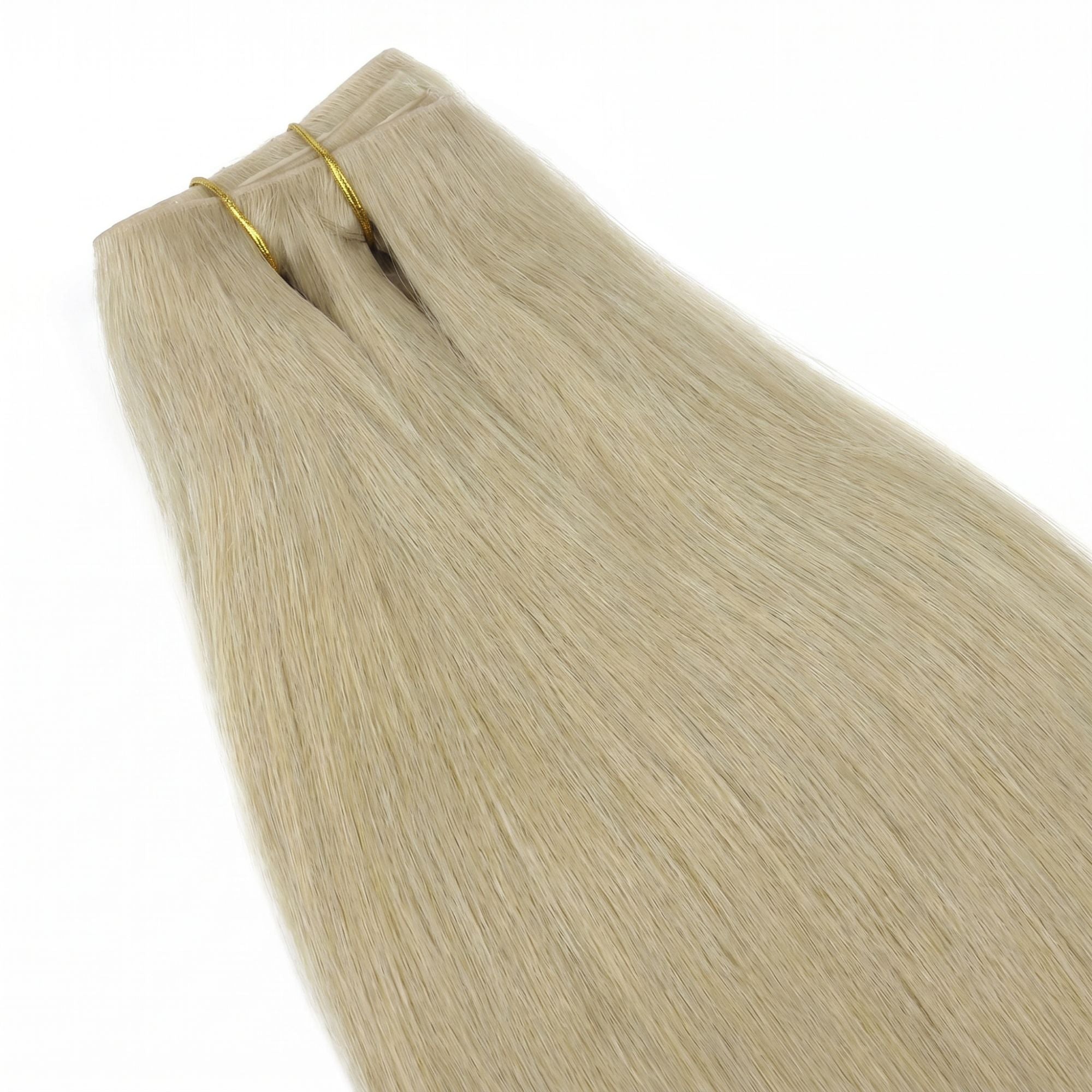 Warm Honey Blonde Invisible Clip-ins