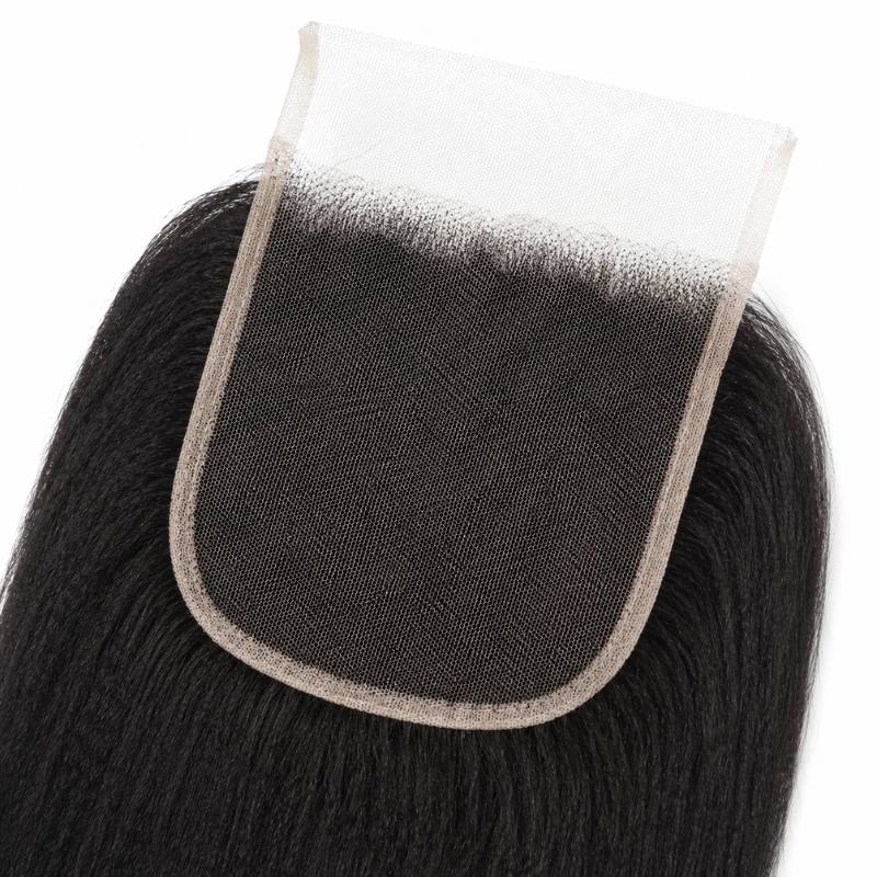 Yaki Straight 4x4 Transparent Lace Closure