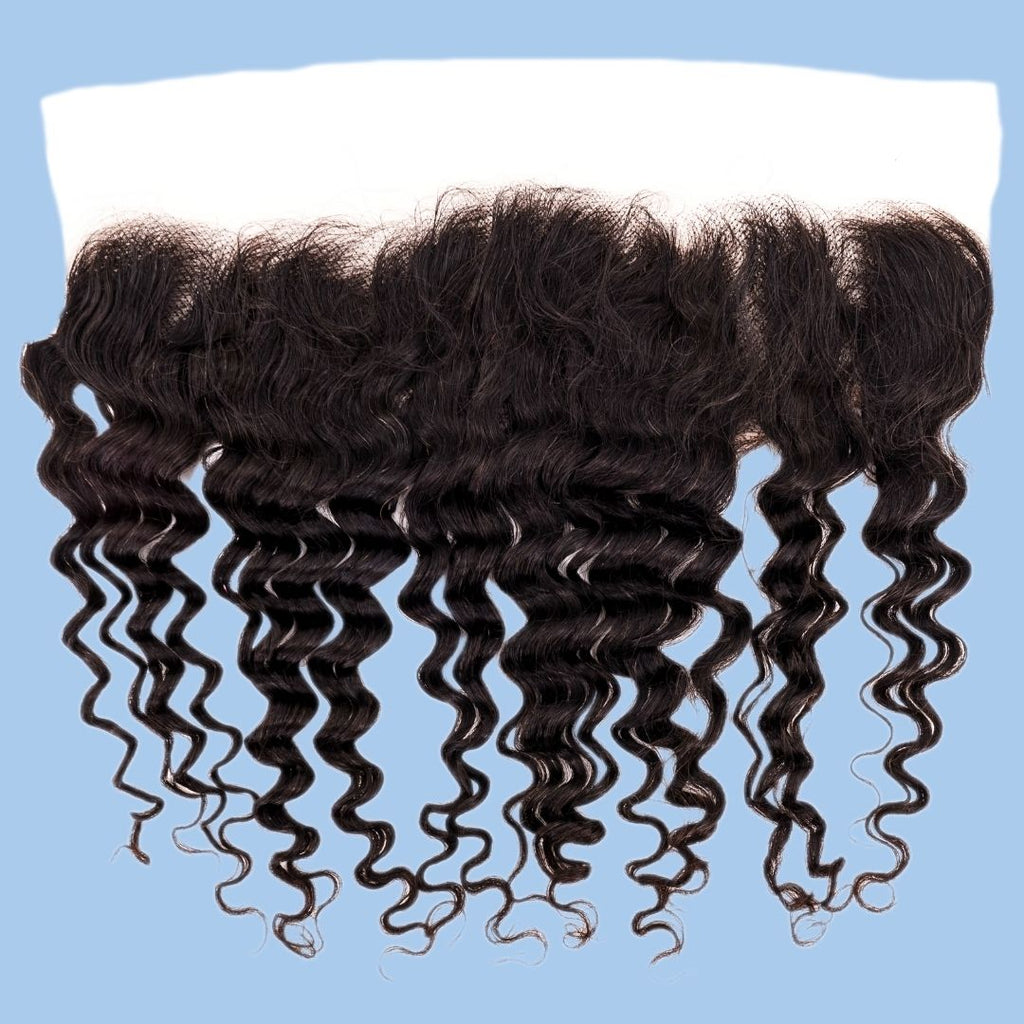 Deep Wave 13x4 Transparent Lace Frontal