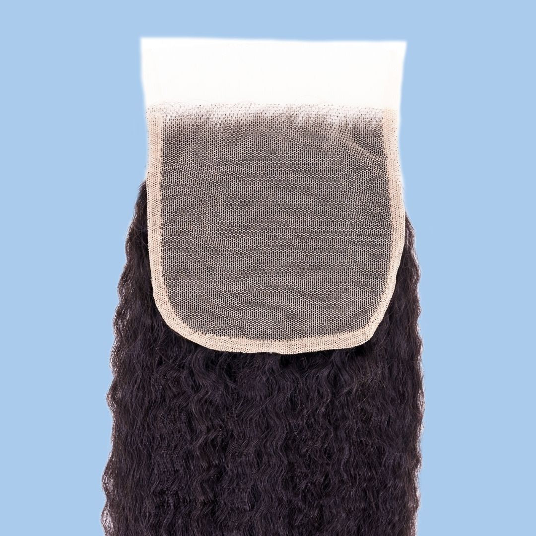 Kinky Straight 4x4 Transparent Lace Closure
