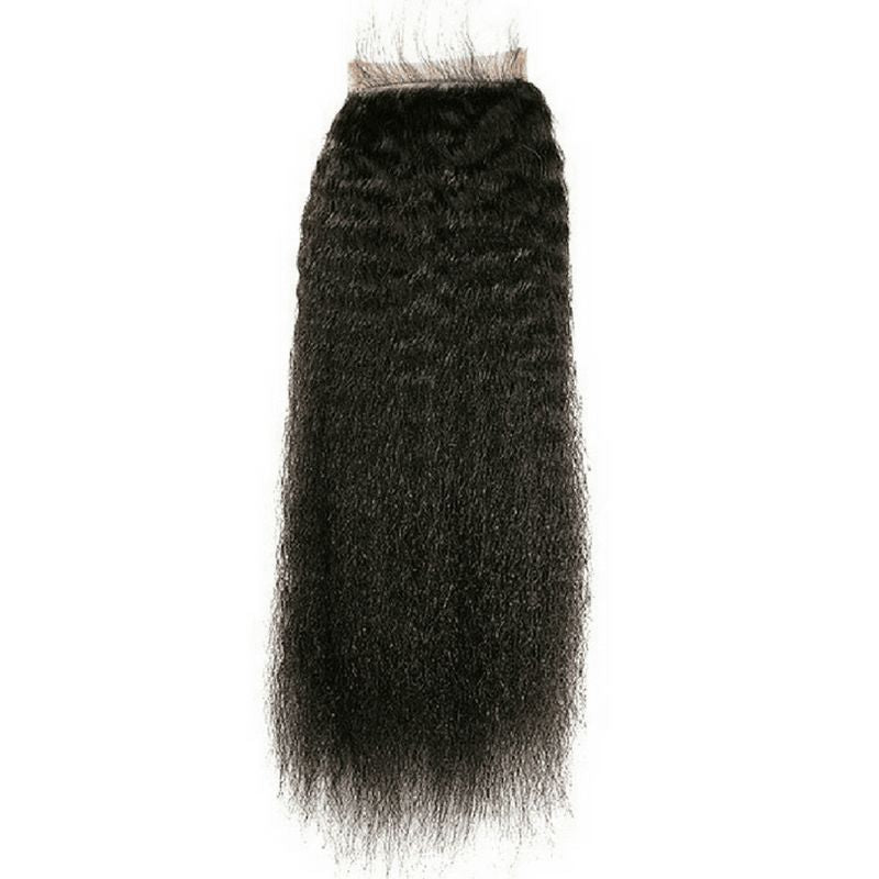Kinky Straight 4x4 Transparent Lace Closure