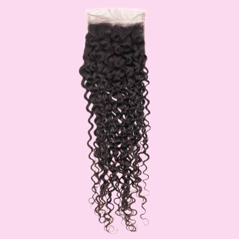 Kinky Curly 4x4 Transparent Lace Closure