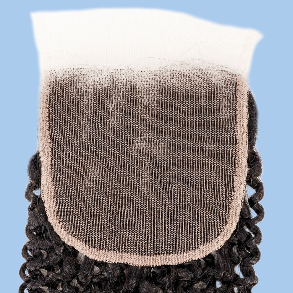 Kinky Curly 4x4 Transparent Lace Closure