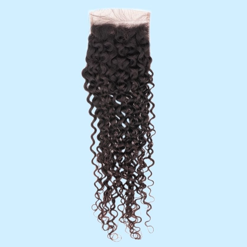 Kinky Curly 4x4 Transparent Lace Closure