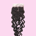 Spanish Wave 4x4 Transparent Lace Closure