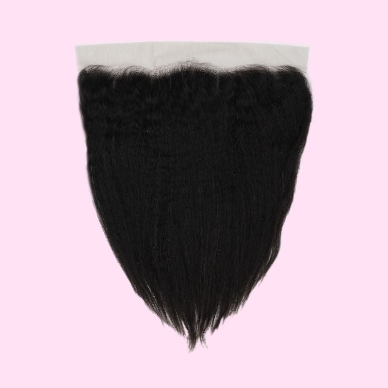 Kinky Straight 13x4 Transparent Lace Frontal