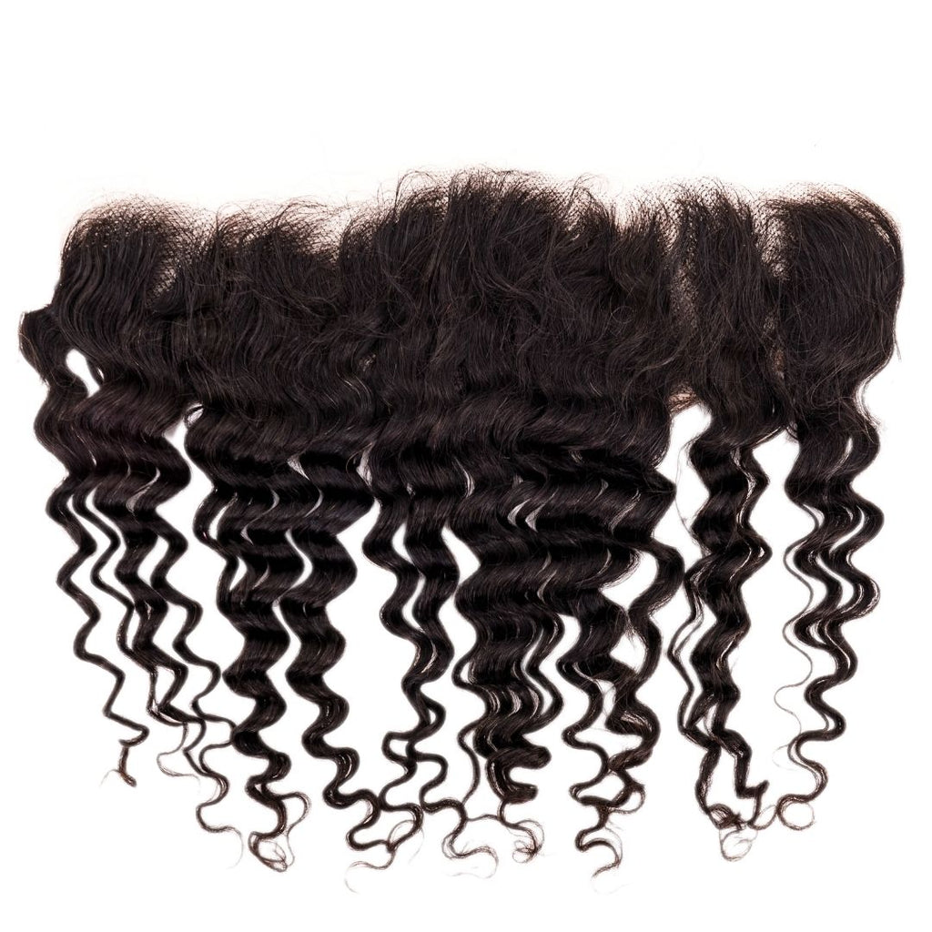 Deep Wave 13x4 Transparent Lace Frontal