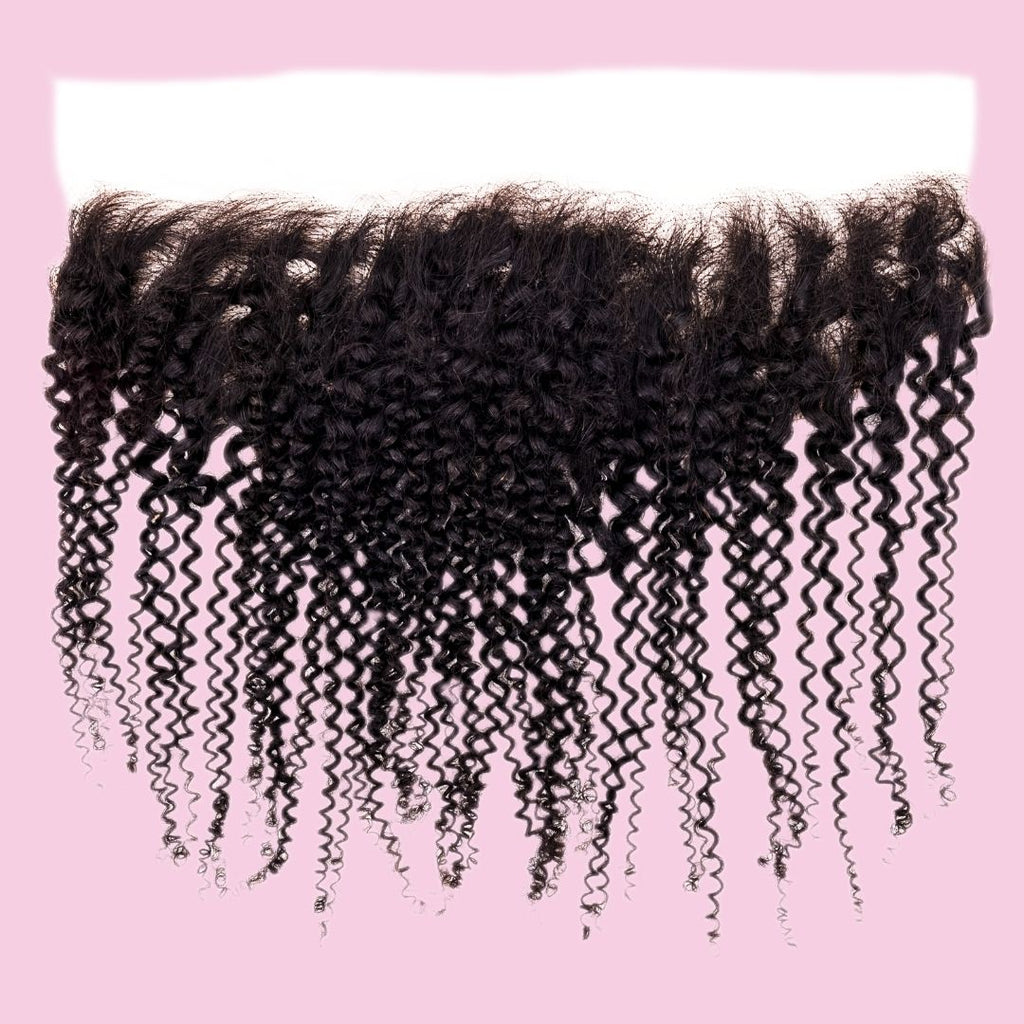 Afro Kinky 13x4 Transparent Lace Frontal