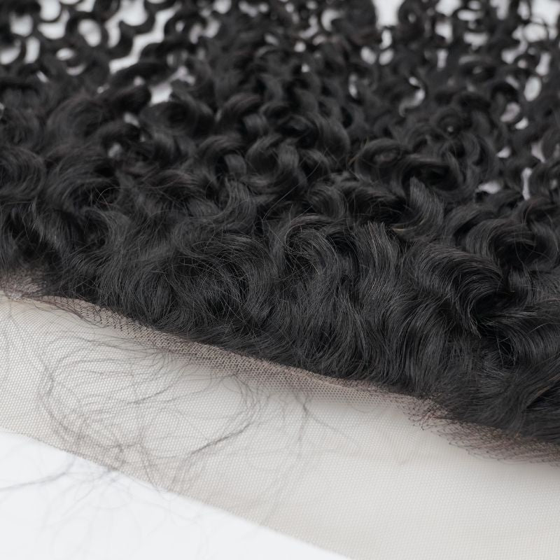 Kinky Curly 13x4 Transparent Lace Frontal
