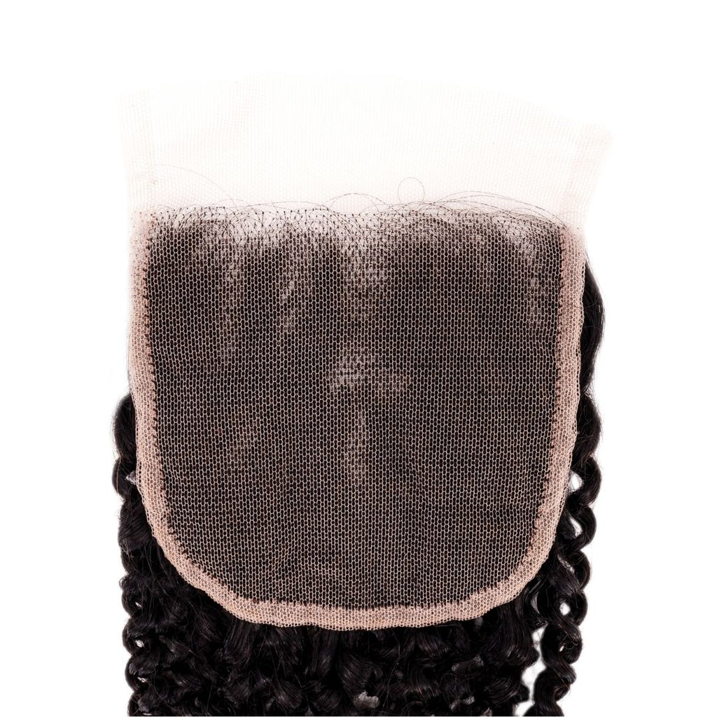 Afro Kinky Curly 4x4 Transparent Lace Closure